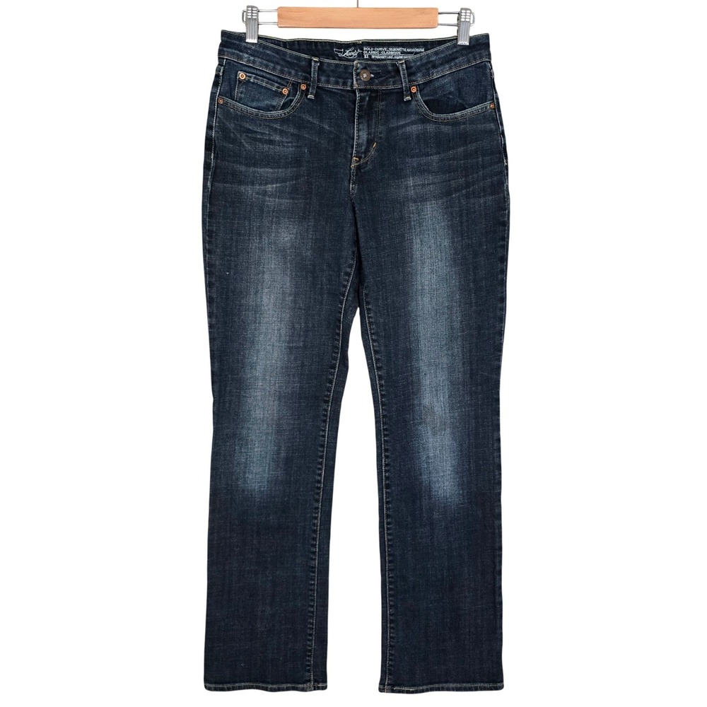 Levi's Bold Curve Mid Rise Straight Leg Jeans Indigo 31 x 29